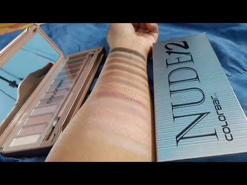 Colorbar nudes12 eyeshadow palette review and swatches | best bridal eyeshadow palette for brides |