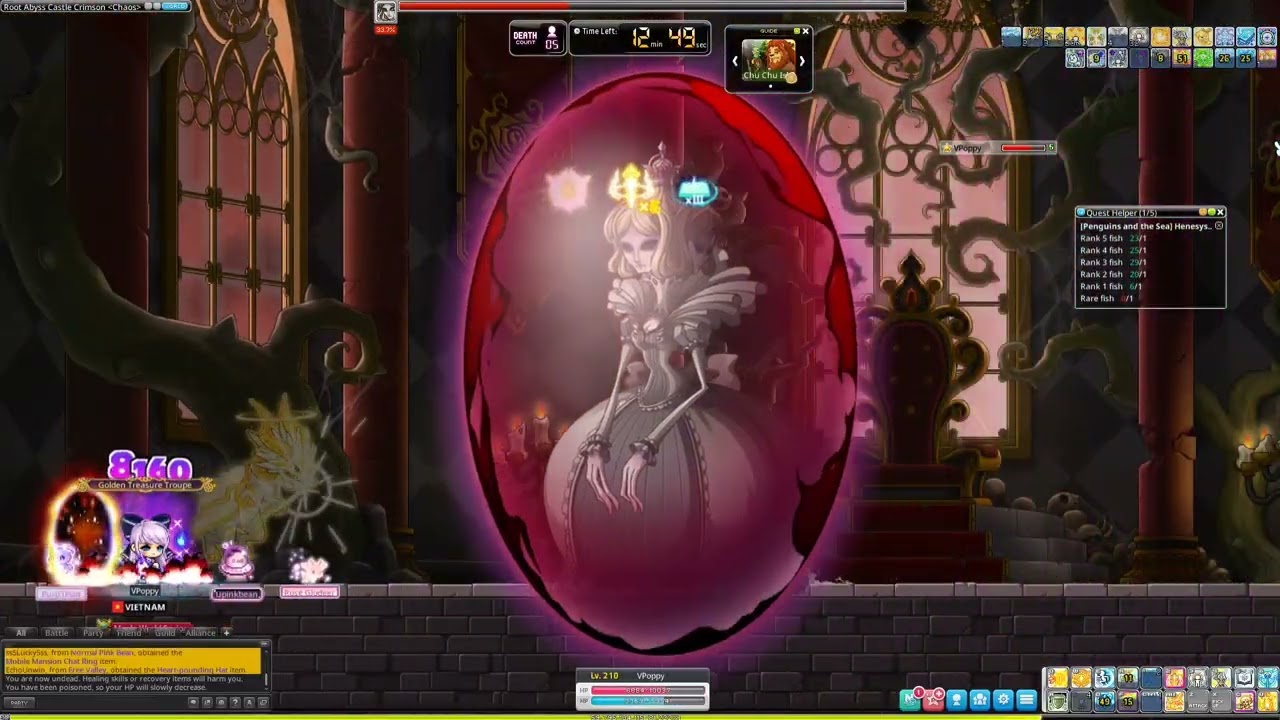 Maple Story N-Bishop solo chaos queen