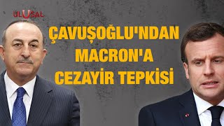 Çavuşoğlu'ndan Macron'a Cezayir tepkisi