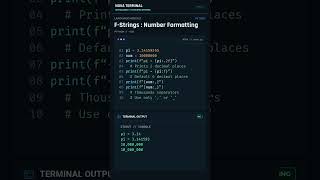 Python Tutorial 003 | F-Strings Number Formatting