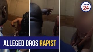 WARNING: SENSITIVE VIDEO - Video shows alleged Dros rapist covered in blood