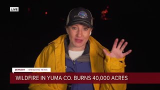 One Wildfire Continues To Burn In Yuma County Thursday Morning