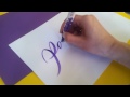 Calligraphy: brush pen \ Каллиграфия: браш пен