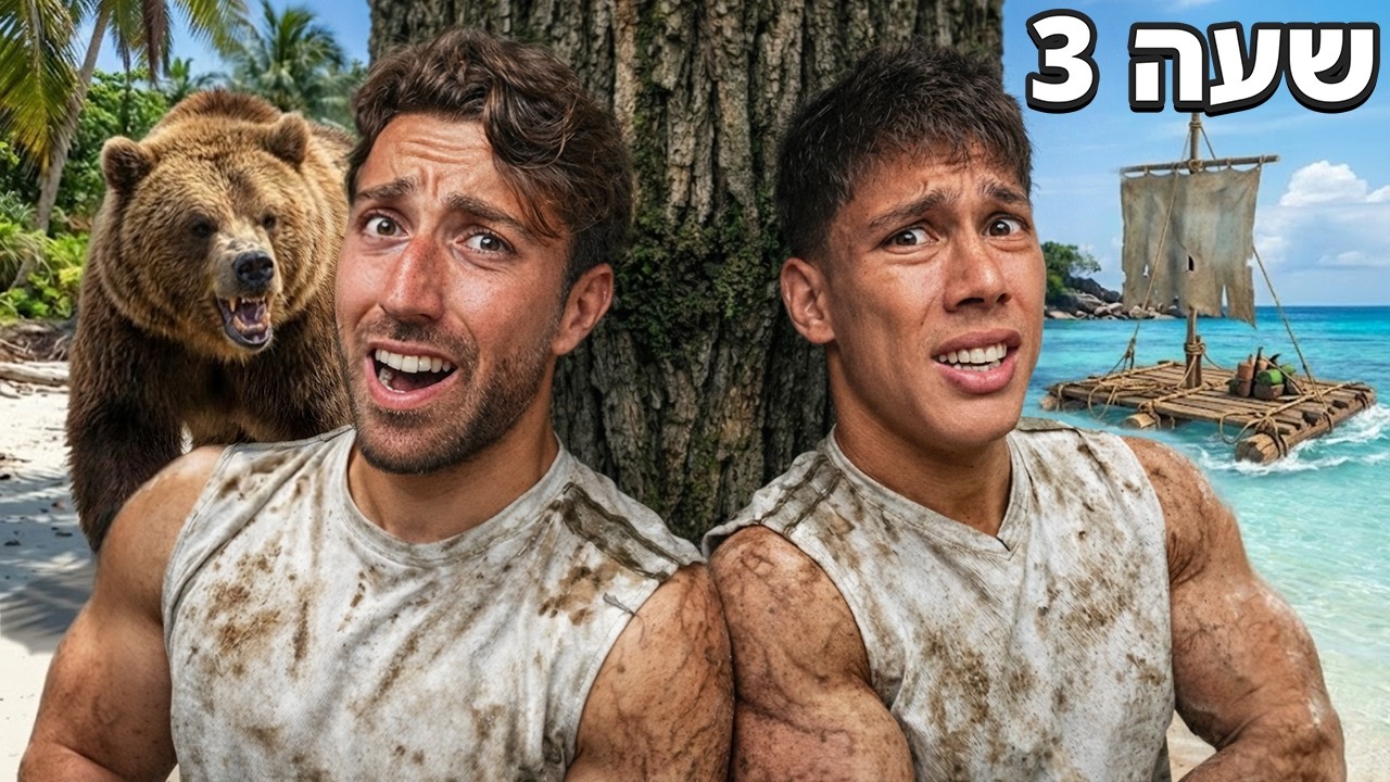 שורד 24 שעות באי בודד !!! (קיצוני!)