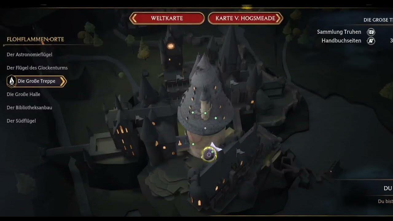 Hogwarts Legacy Tür Rätsel Lösung Die große Treppe YouTube