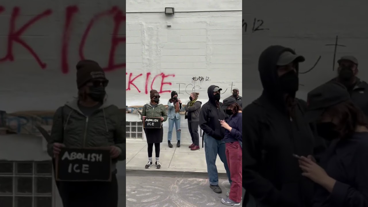 ComeUnity Shut down ICE kidnapping center in SF for a second day #Nooneisillegalonstolenland