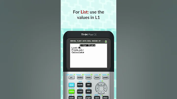 How to calculate the mean and standard deviation of a random variable with the TI-84 Plus CE