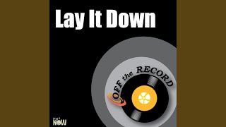 Lay It Down (Made Famous by Eric Benét) (Karaoke Version)