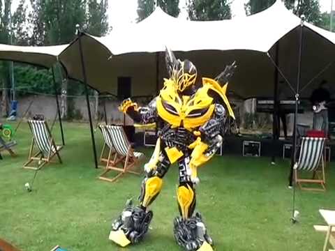 Dancing Transformer Style Bumblebee for Hire Live in Dublin