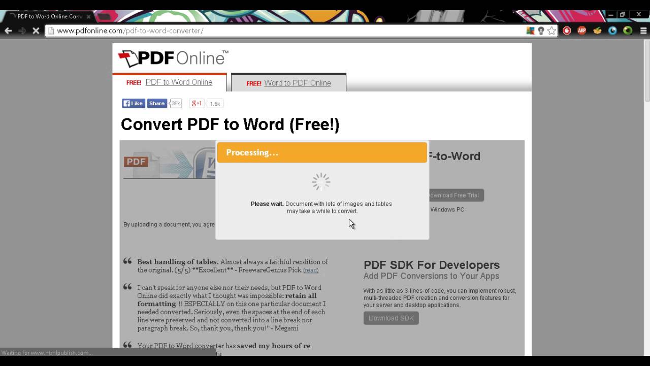 How to convert a pdf file into Microsoft Word document? - YouTube