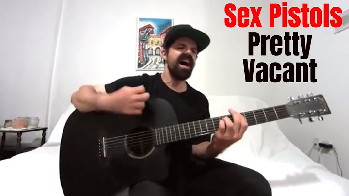 Pretty Vacant Acoustic version - Acoustic performance video thumbnail