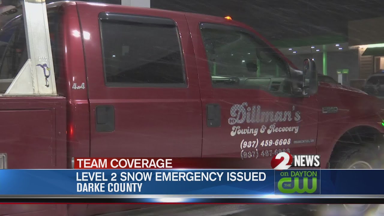 Level 2 Snow Emergency Advisory issued in Darke County - YouTube