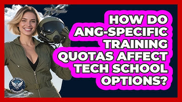 How Do ANG-specific Training Quotas Affect Tech School Options? - Air Guard Commanders