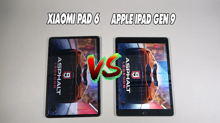 Xiaomi Pad 6 vs Apple iPad Gen 9 | SpeedTest & camera comparison - DayDayNews