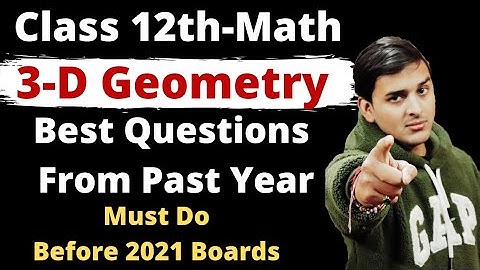 CLASS 12th Math|Three Dimensional Geometry-05|Past Year Questions|Board Exam 2021|Pranav Pandey