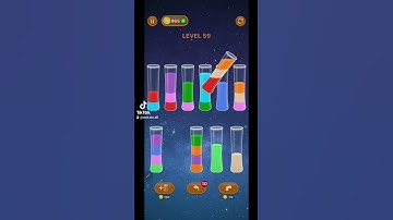 Sort Em All -- Water Puzzle Level 59     #games #gaming #usa #fyp