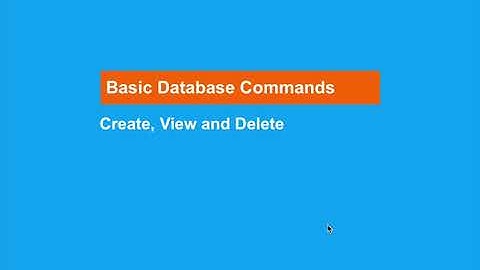 Mongo DB : Basic commands
