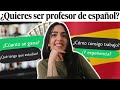 ✅ GUÍA COMPLETA para ser PROFESOR DE ESPAÑOL (2021): webs de trabajo, salario, lectorados...