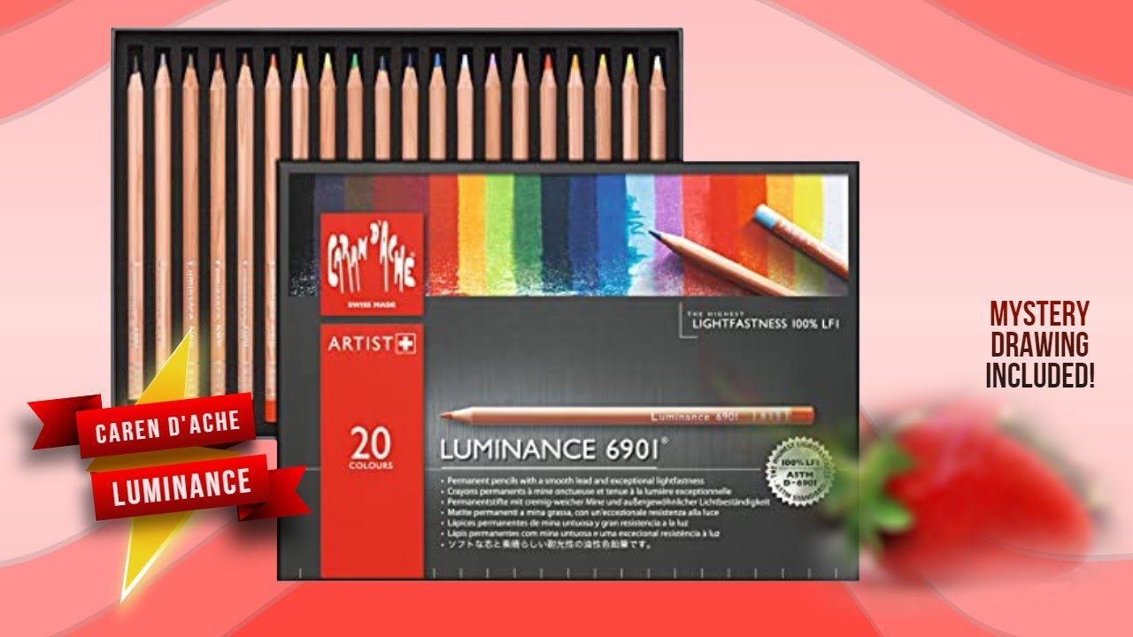 Unboxing Caren D’ache Luminance Colored Pencils Honest Review! YouTube