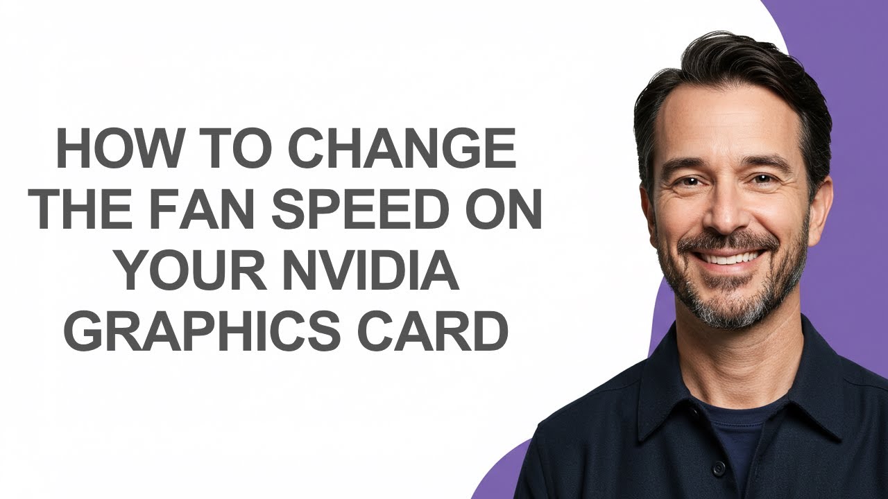 How to Change The Fan Speed on Your Nvidia Graphics Card - KevinHowTo ...