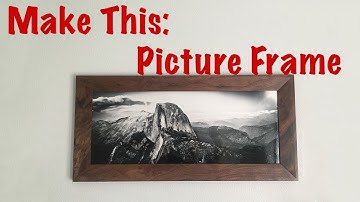 Make This: Walnut Picture Frame