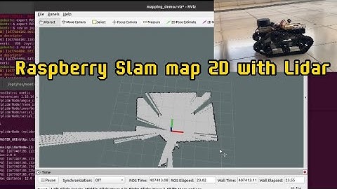 Raspberry Slam map 2D with Lidar | RPLIDAR A1M8