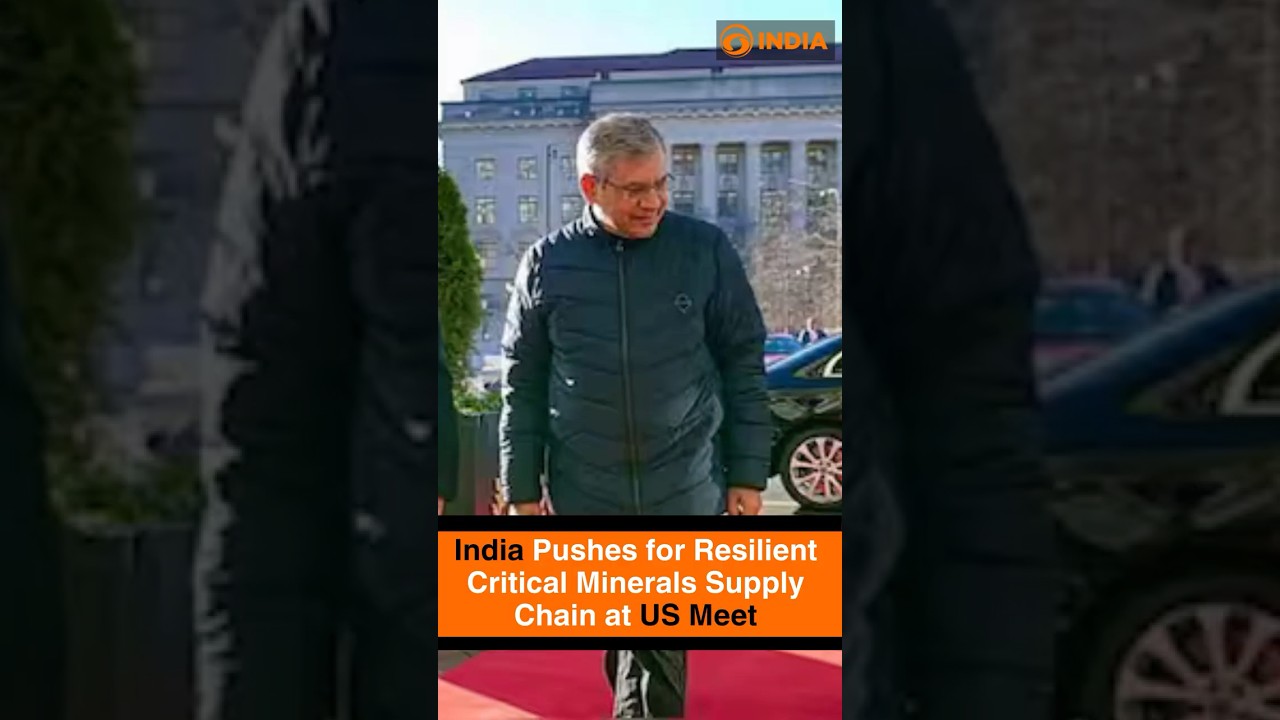 India Pushes for Resilient Critical Minerals Supply Chain at US Meet