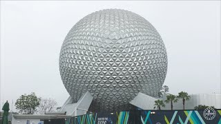 Heavy Rain Storm at EPCOT World Showcase - Walkthrough Experience in 4K | Walt Disney World 2021