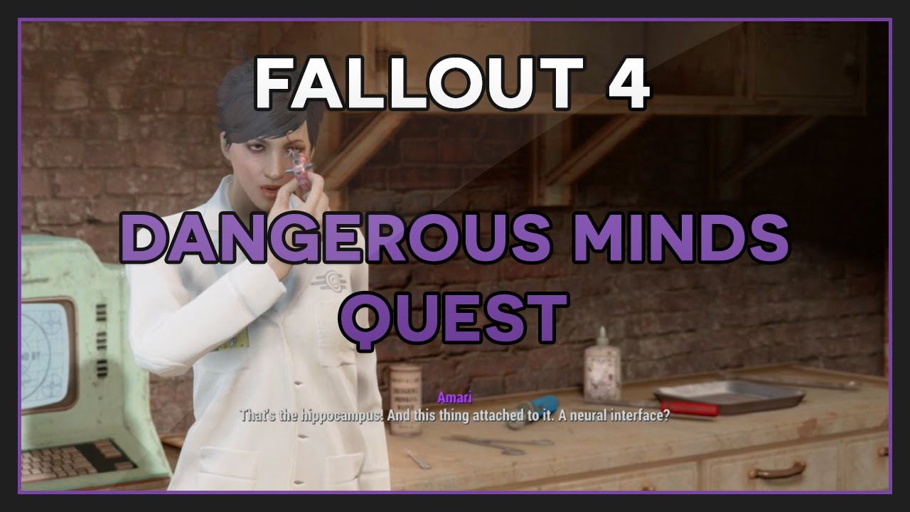 Fallout 4 | Dangerous Minds Quest - YouTube