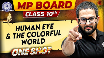 MP Board Class 10th Physics: Human Eye & Colourful World Simplified In One Shot