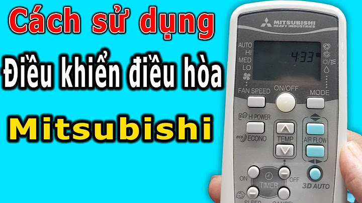 Hướng dẫn điều khiển điều hòa mitsubishi electric	Informational