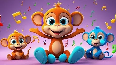 Five Little Monkeys Jump and Count | Counting Song for Kids | Learn Numbers with Monkeys