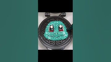 와플기계로 포켓몬스터 꼬부기 만들기   Making Pokemon Squirtle with Waffle Machine