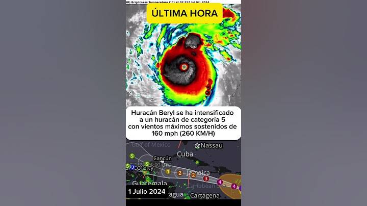 🌀ÚLTIMA HORA: Huracán #Beryl se ha intensificado a un #huracán de categoría 5
