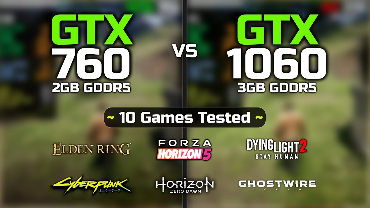 GTX 760 vs 1060 3GB | Games - YouTube