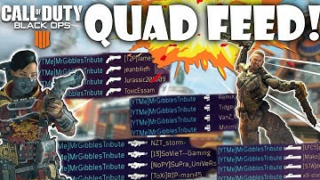 I GOT A QUAD FEED WITH EVERY SPECIALIST ON BLACK OPS 4.........  😱   (BO4 Quad Feed With Every Gun)