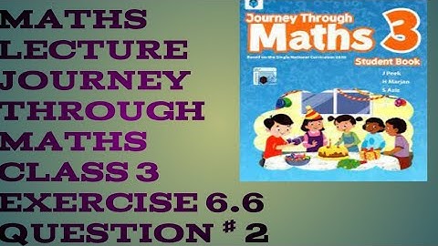 Journey Through Maths Class 3 | Exercise 6.6 Question 2 Fraction  #1000subscribers #youtube