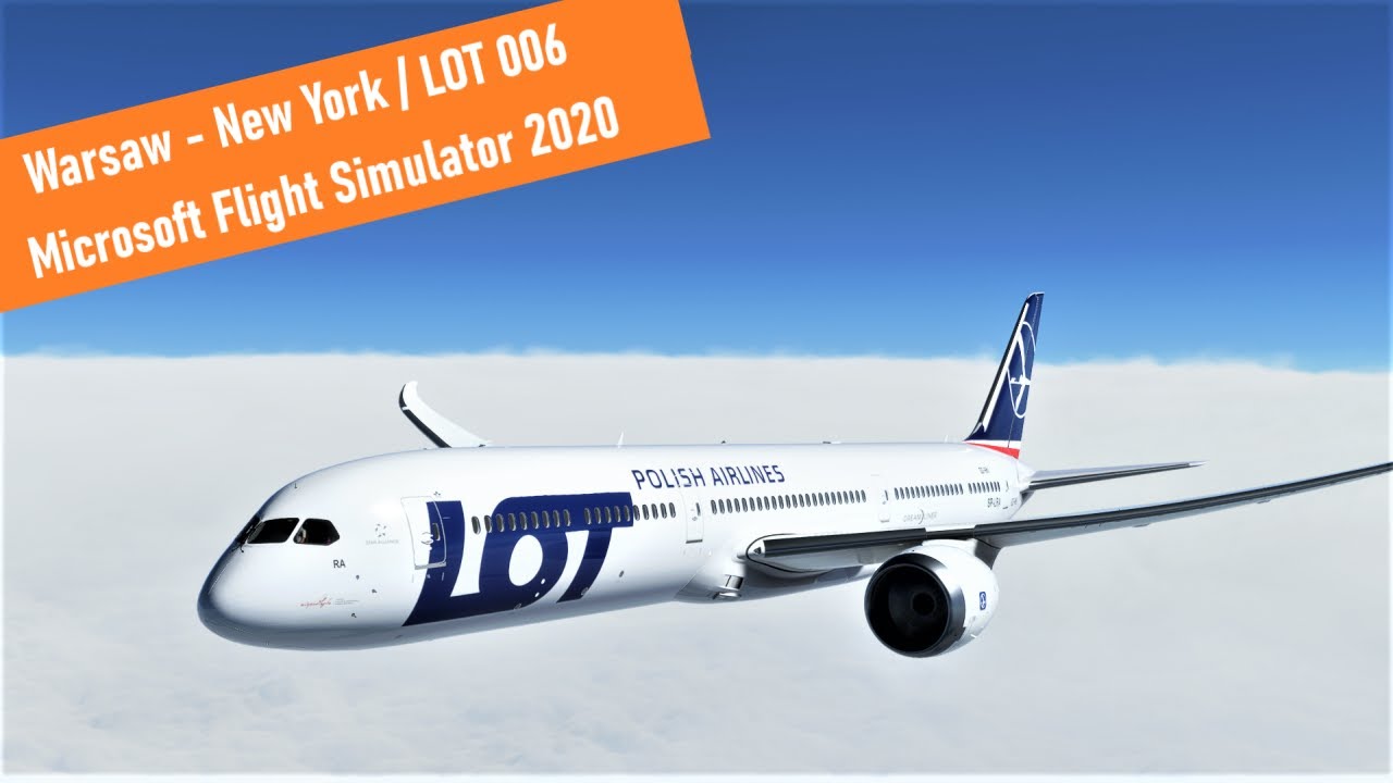 Warsaw New York LOT 006 EXTREME TURBULENCE [LOT 787] MSFS 2020 LIVE WEATHER (1080P HD