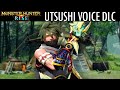 Monster Hunter Rise UTSUSHI VOICE DLC REVEAL GAMEPLAY TRAILER SHOWCASE モンスターハンターライズ 追加ボイス「ウツシ」ビデオ