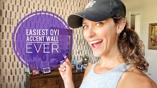 DIY Cheap Painted Accent Wall