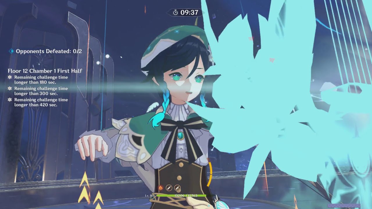 Spiral Abyss v1.3. Floor 12. 9*. 80lvl, Talents 6lvl | Genshin Impact