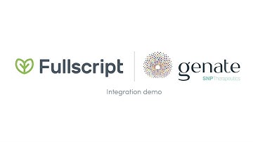 Fullscript & SNP Therapeutics | Integration Demo