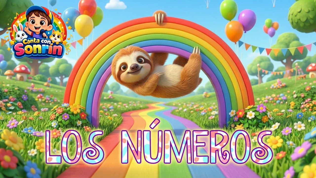 Aprende los Números con Sonrín y los Animales 🎶 | Canciones Infantiles