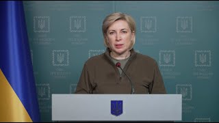 Ірина Верещук – про план роботи гуманітарних коридорів на 15 березня.