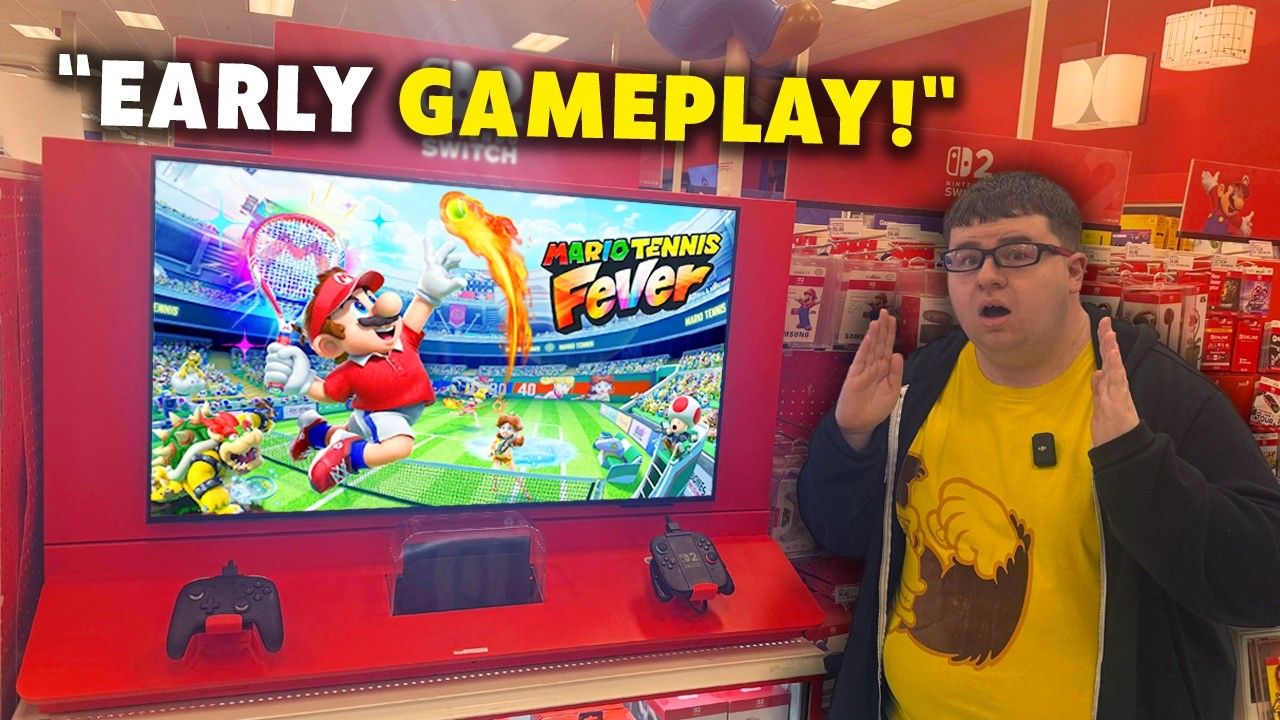 Начинаю играть в Mario Tennis Fever!