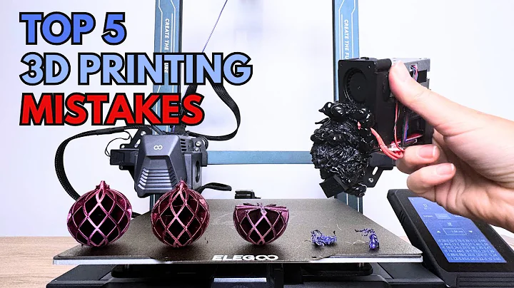 Top 5 3D Printing Mistakes (and How to Fix Them!)