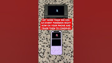 Get Every Gen 4/5 Event Pokémon On Your Phone Right Now! #pokemon #deltaemulator #iphone #nintendo