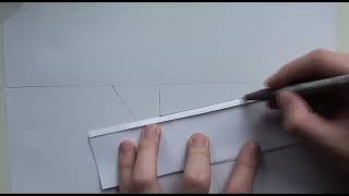 GRADE8-How to Draw a Cube in Two Point Perspective