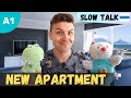 Easy Conversation in Russian | New Apartment | Comprehensible Input | Slow Russian | Level A1