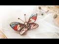 Stumpwork Butterfly (full process) / Объемная Брошь Бабочка (процесс создания)